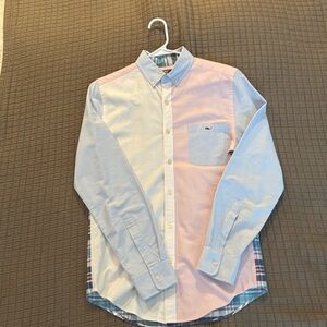 Men's Multicolor Button-Down Shirt
